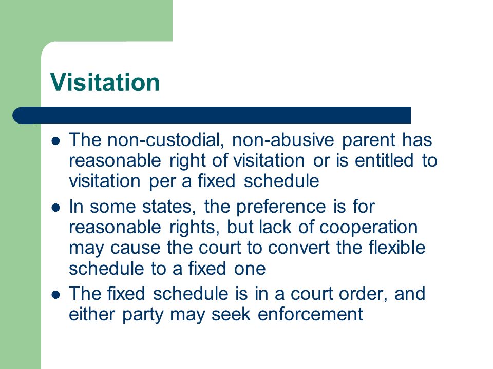 Out of state non on sale custodial parent rights